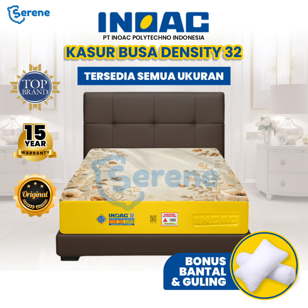Kasur Busa INOAC EOE Density 32 Original Garansi 15 Tahun Tersedia Semua Ukuran