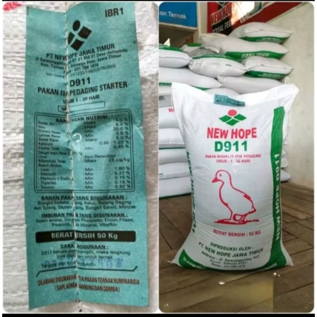 pakan itik NEW HOPE