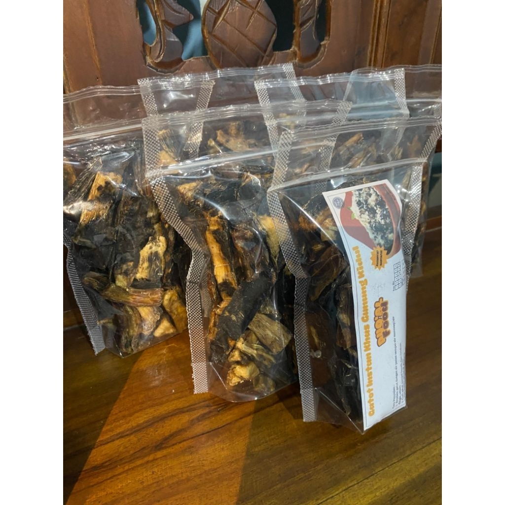 Gatot Singkong Hitam Gatot Instan Gatot Hitam khas gunungkidul 1pouch