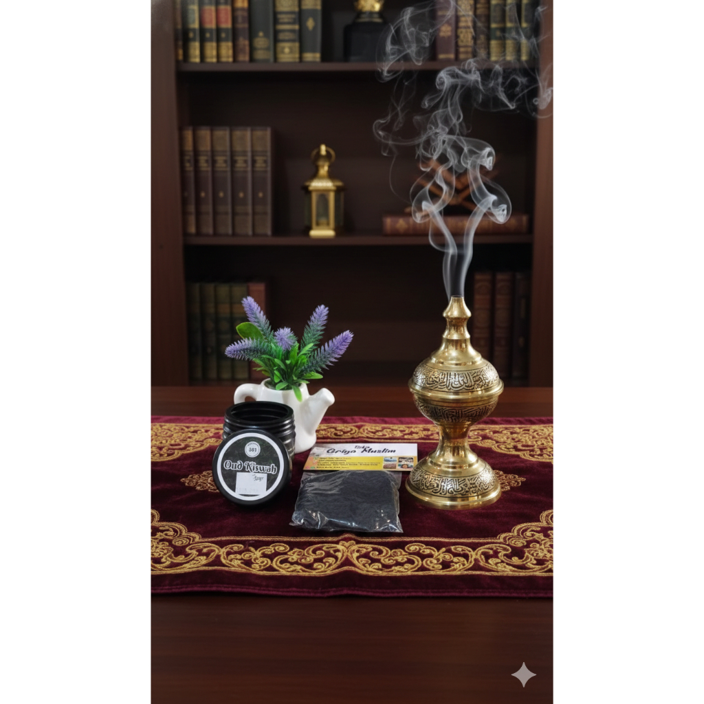 Bukhur Oud Kiswah – Dupa Gaharu Premium dengan Aroma Khas Kiswah Ka'bah