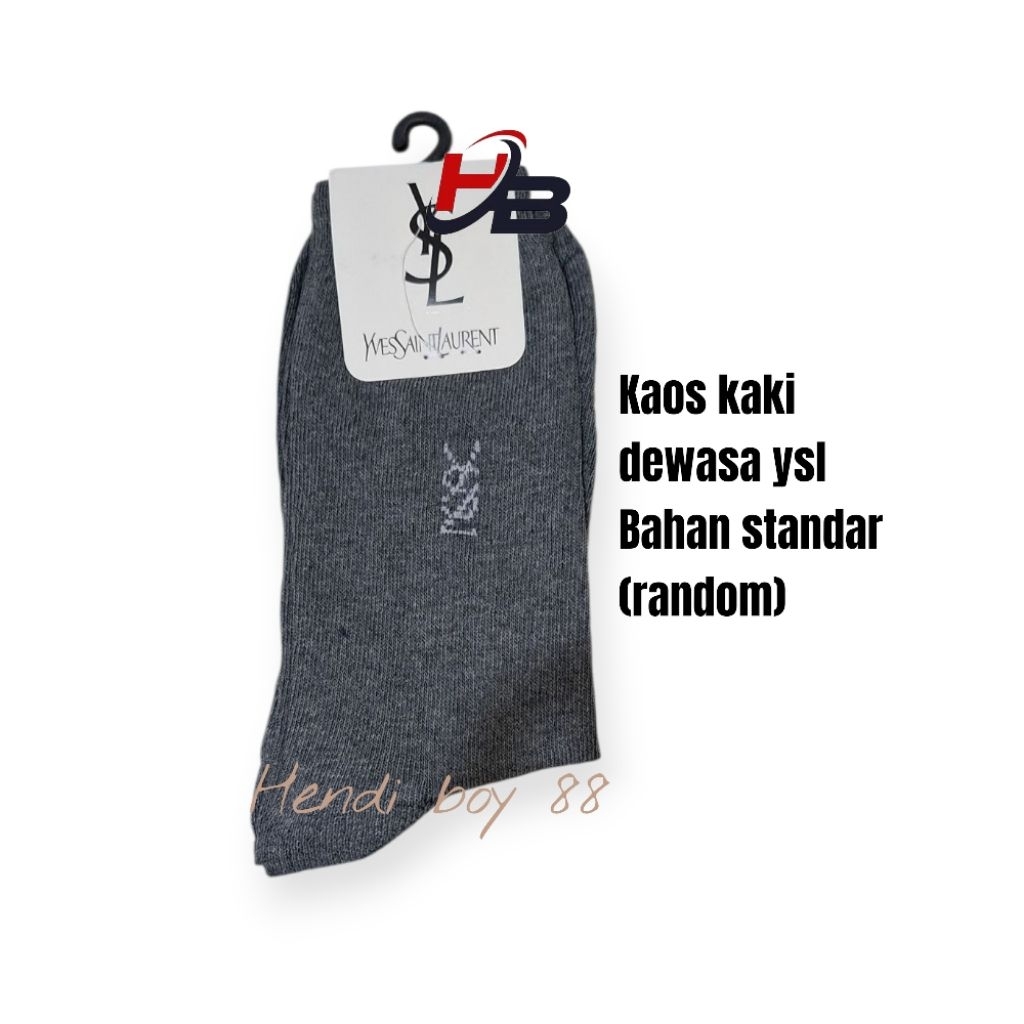 kaos kaki dewasa YSL (random)