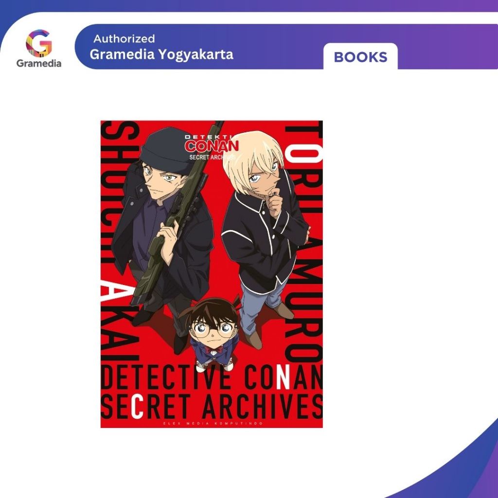 Gramedia Yogya - Detektif Conan Secret Archives 02 Shuichi Akai & Toru Amuro