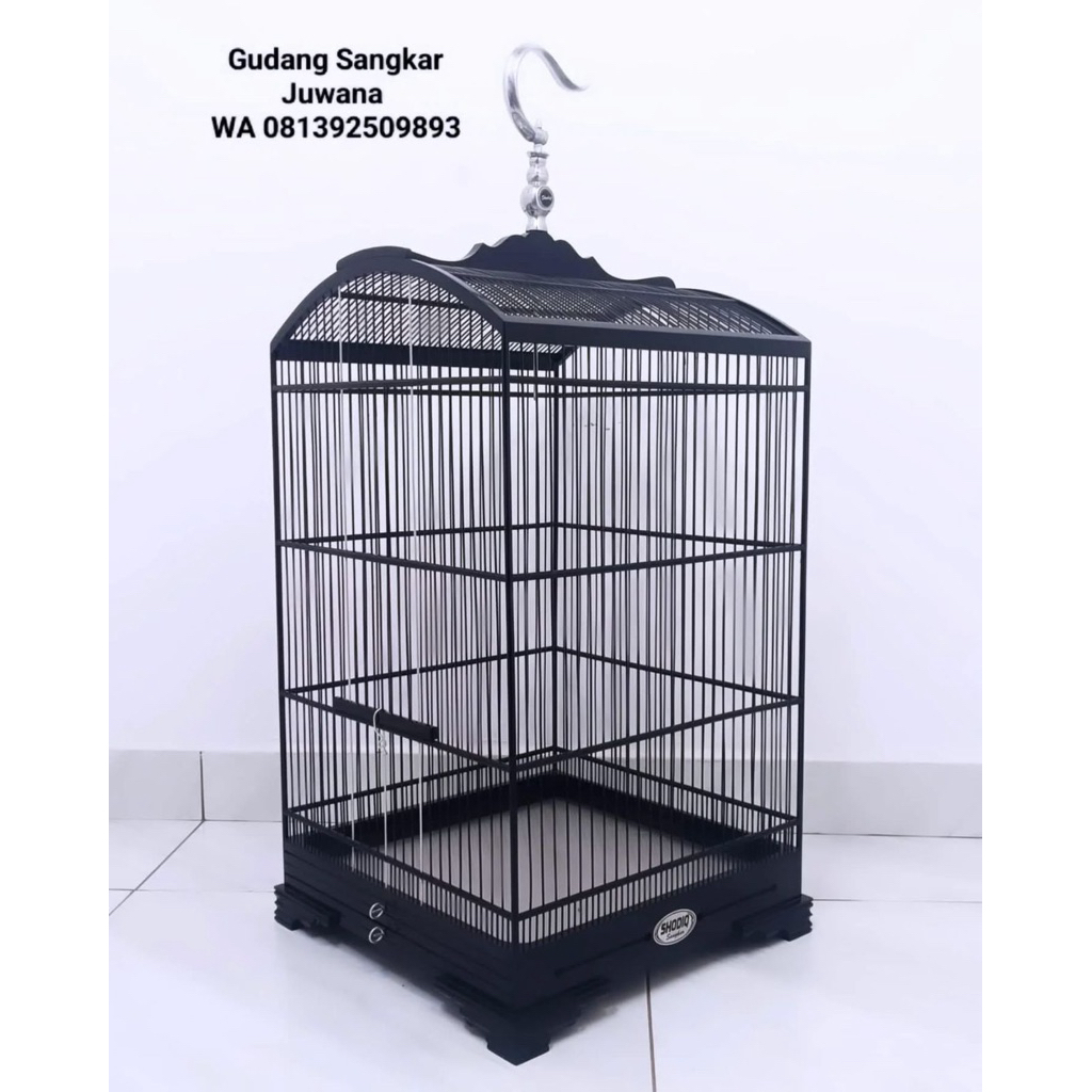 Sangkar Kosan SHODIQ BP Ruji bambu Jati 40x40 + Full set Kerodong + Free Pallet Kayu