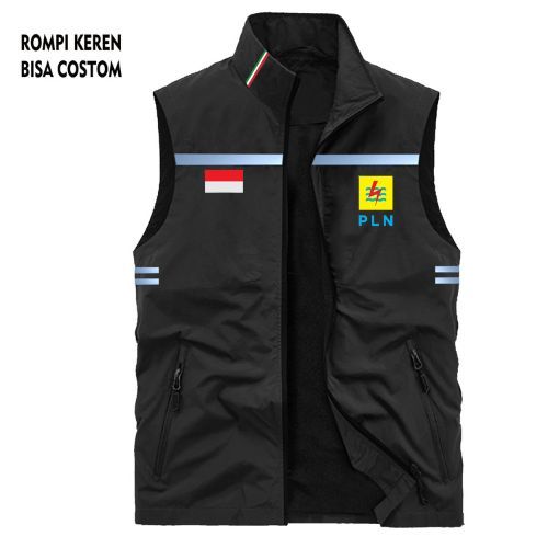 Rompi Safety PLN | Rompi Vest Listrik PLN | Rompi Safety K3 PLN | Rompi Outdoor Safety Rompi Kerja L