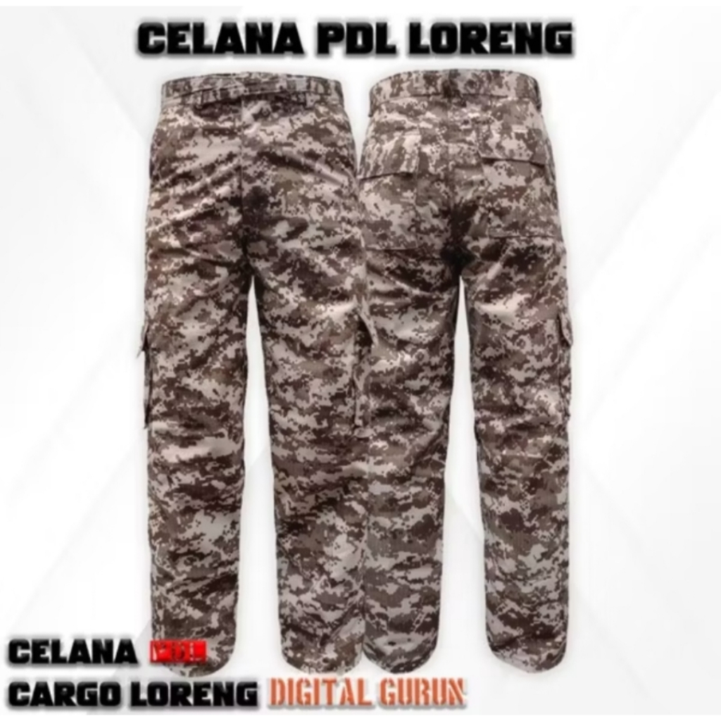 Celana PDL Army Digital Gurun - Loreng Digital Gurun, Kualitas Terbaik
