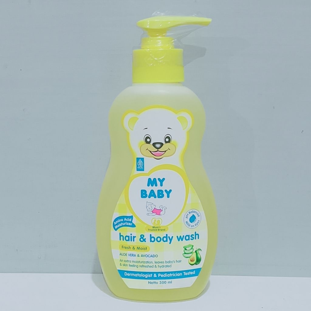MY BABY Shampo Sabun Mandi Cair Bayi Fresh Moist Botol 300ml