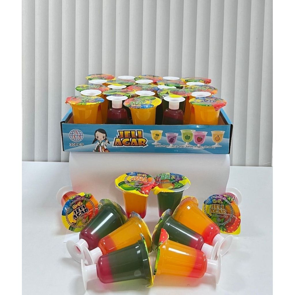[AAA-QeQe] JELI AGAR Cangkir 30 Pcs
