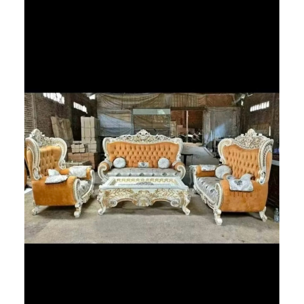 Kursi tamu sultan sofa tamu indosiar kursi mewah jati mebel jepara