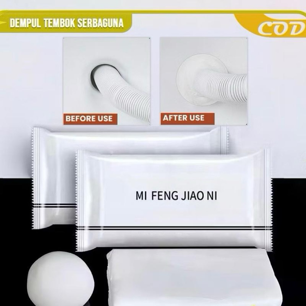 Dempul Tembok Dinding Lem Semen Penambal Tembok Instan Anti Tikus Kecoa Rayap Dempul Padat Ajaib Ser