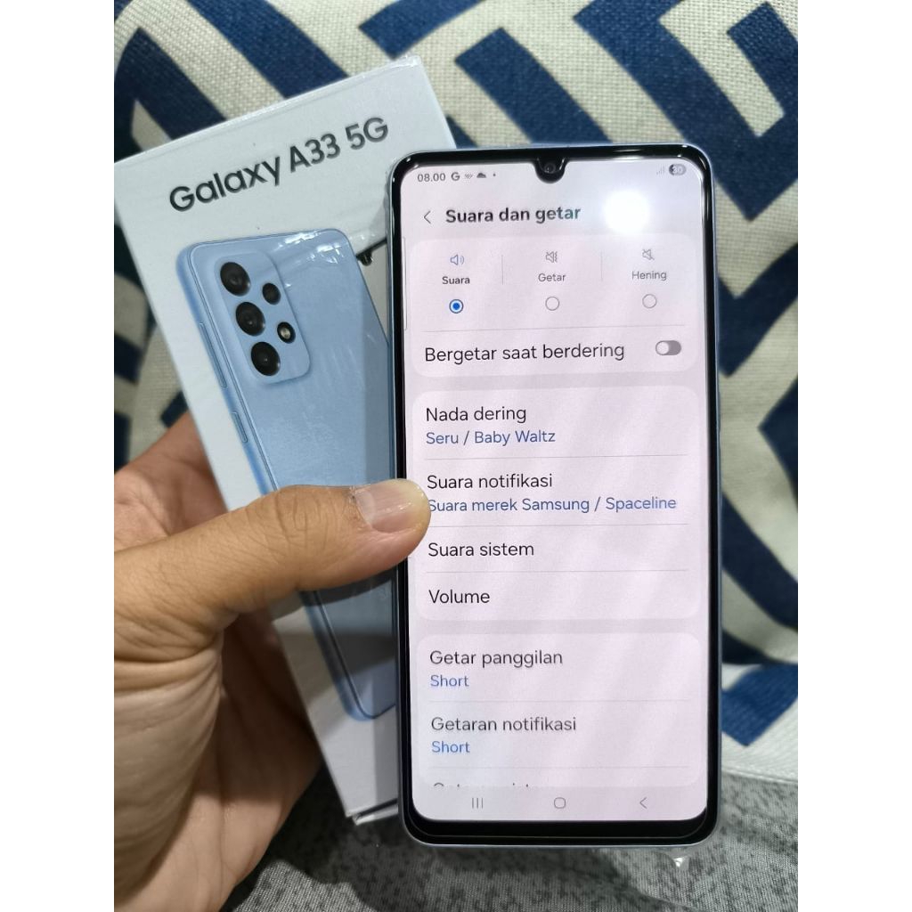 Hp Samsung A33 5G Ram 8 Rom 256 like New
