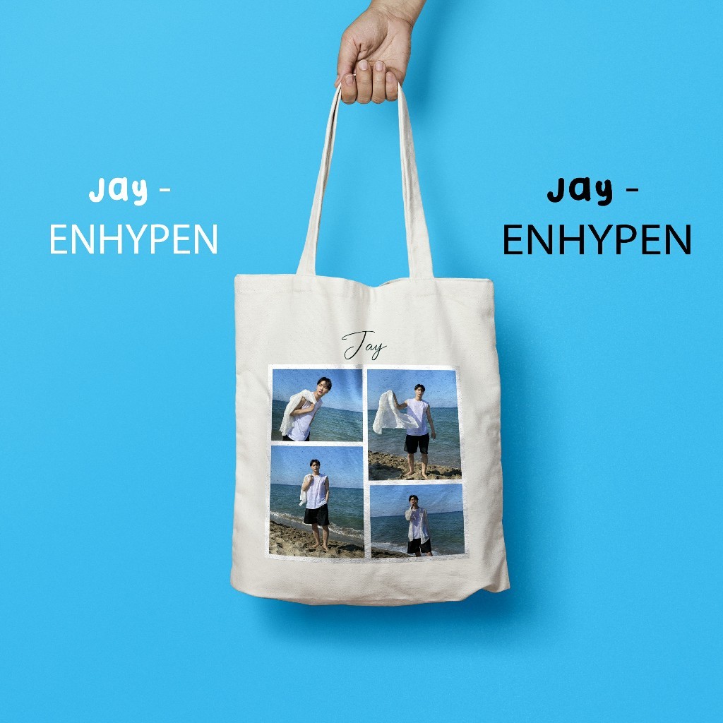 [PAKET SET] [JAY] I TOTEBAG ENHYPEN MURAH I TAS KOREA STYLE I TOTEBAG CUSTOM I TOTEBAG UNOFFICIAL I 
