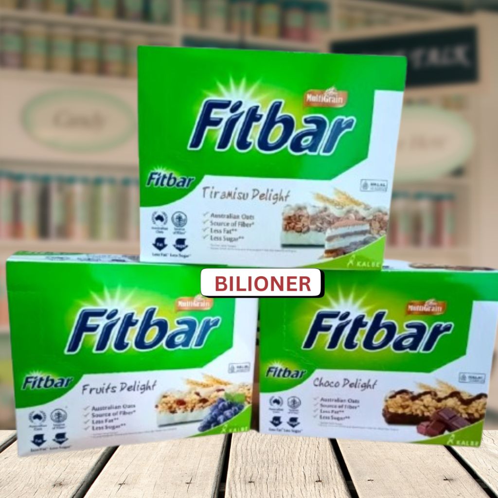 Fitbar 1 Box Isi 12pcs Grosir Distributor Cemilan Snack Diet
