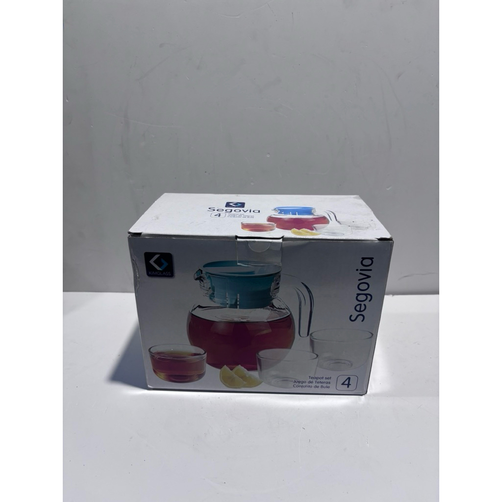 Teko Set Tea Set Kimglass Segovia Nouvi TPLS 806/4-2GB