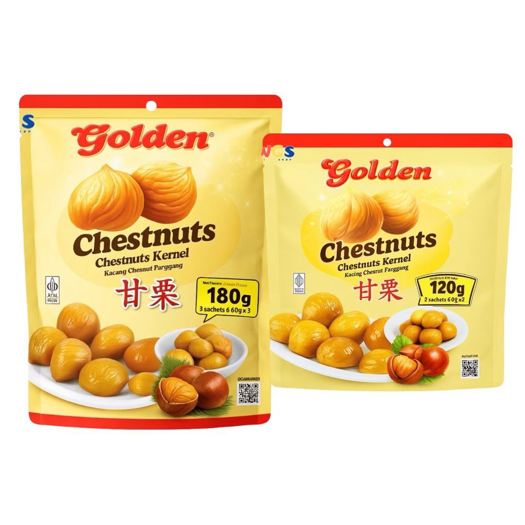 Golden Chestnuts Kernel / Golden Kacang Chesnut Panggang / Kacang Chestnut Golden
