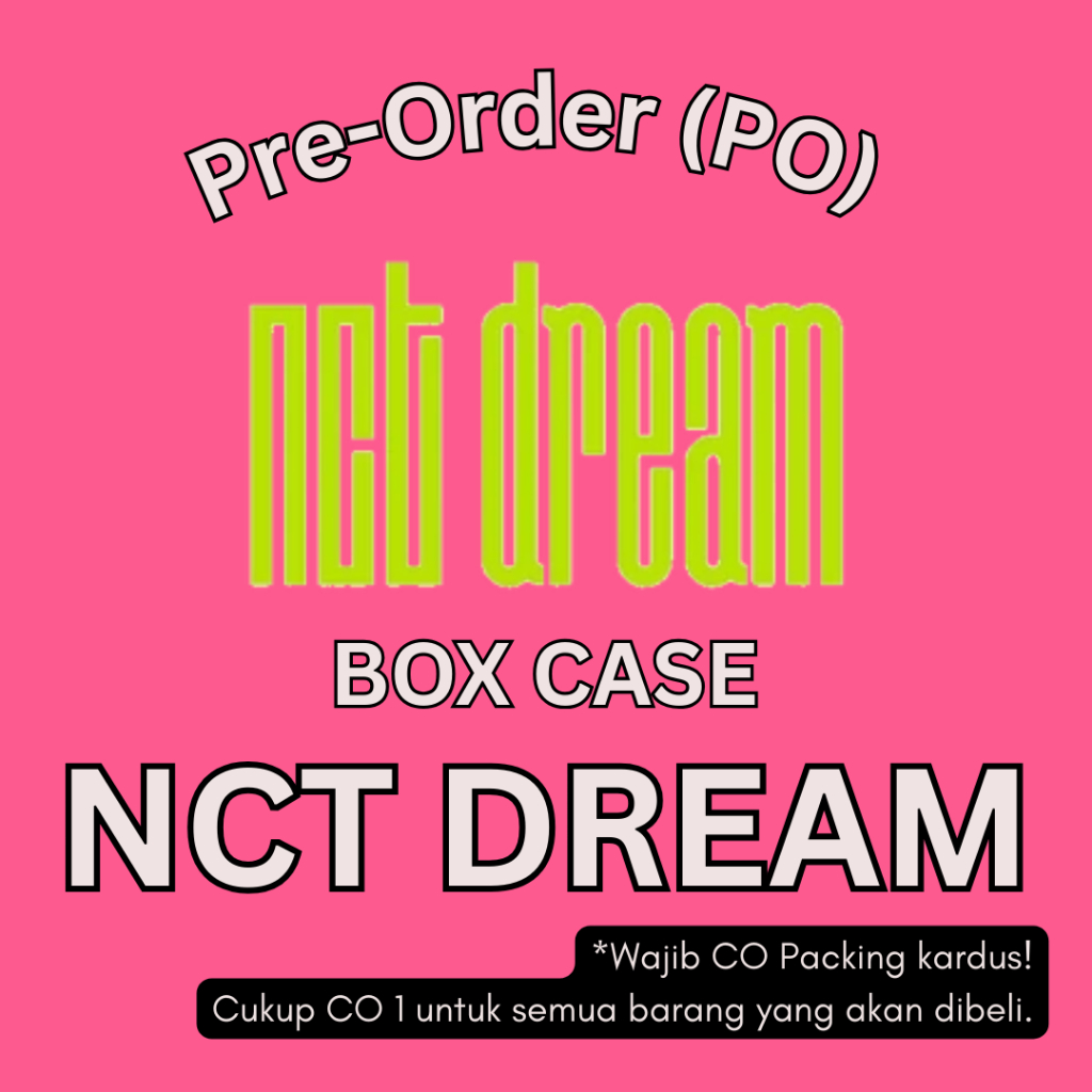[PO] [Pre-Order] WADAH PELINDUNG ALBUM NCT DREAM RESONANCE MFAL We Young We Go Up KIHNO Candy RELOAD