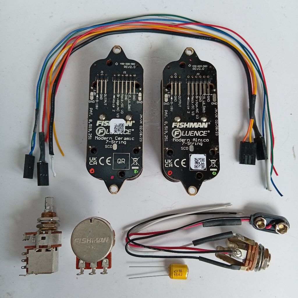 Fishman Fluence open core modern Humbucker set 7string