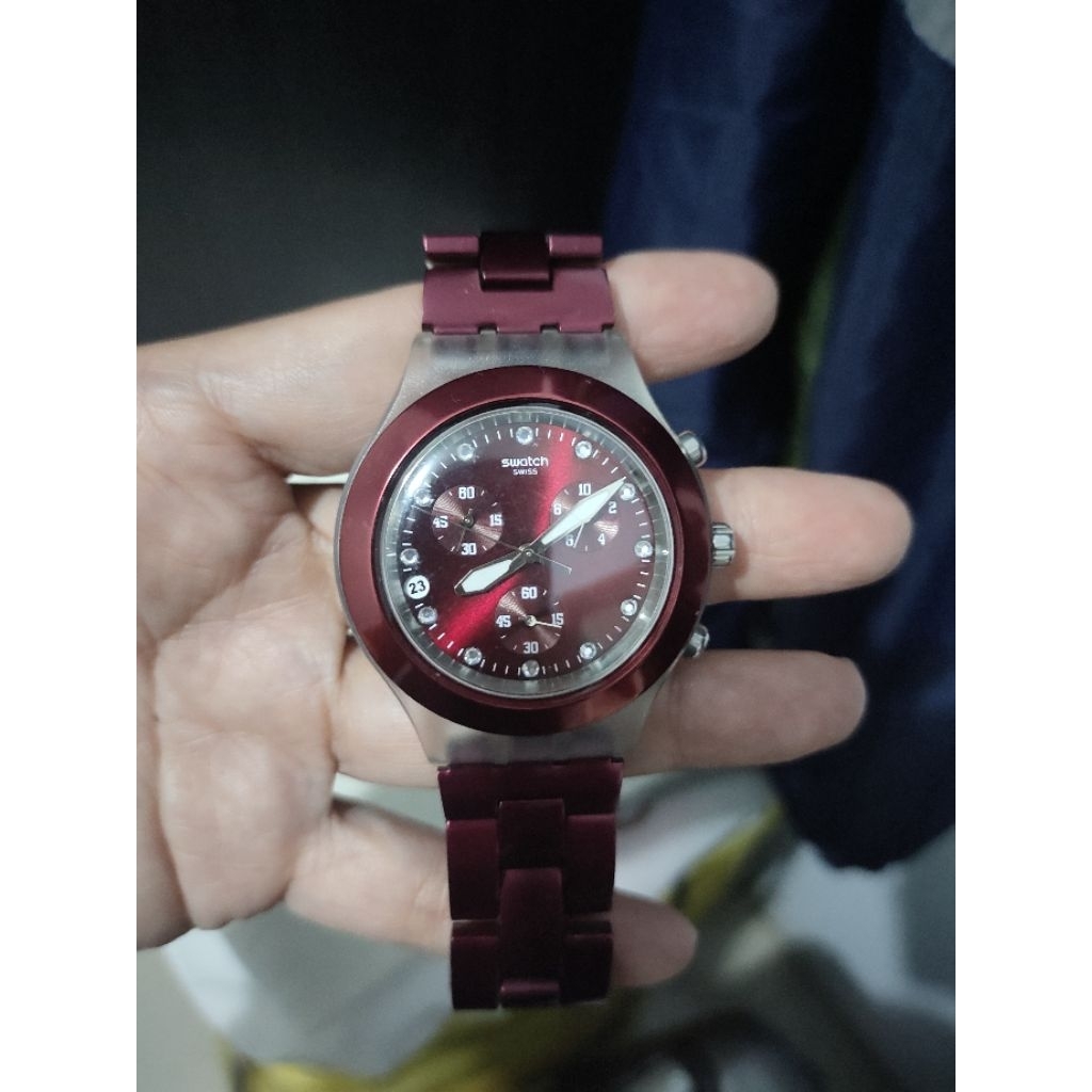 jam. wanita swatch original. preloved