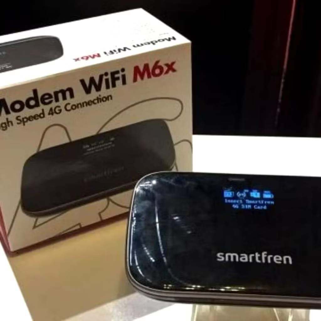 Modem mifi smartfren M6X free kuota 6GB+52GB aktif setahun