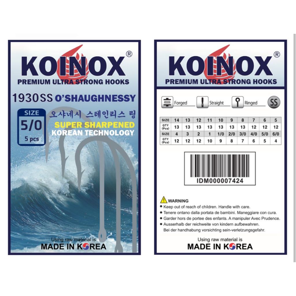 Kail Pancing Koinox 1930SS O'Shaughnessy