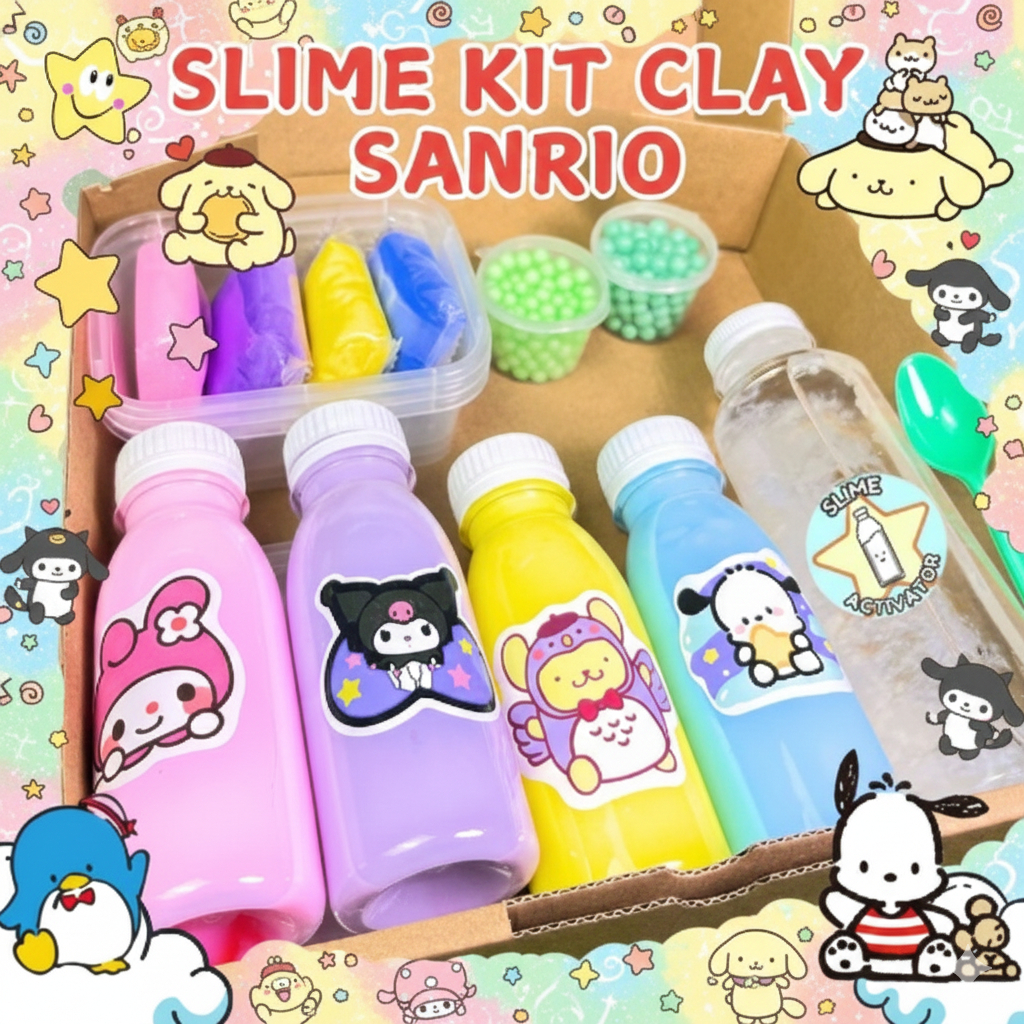 SLIME KIT CLAY // SLIME KIT // SLIME KIT SOC // SLIME KIT ANTI GAGAL