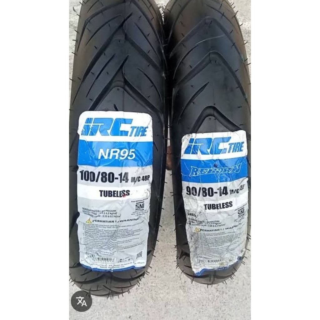 BAN LUAR VARIO 125/150 IRC REBOND 90/80-14