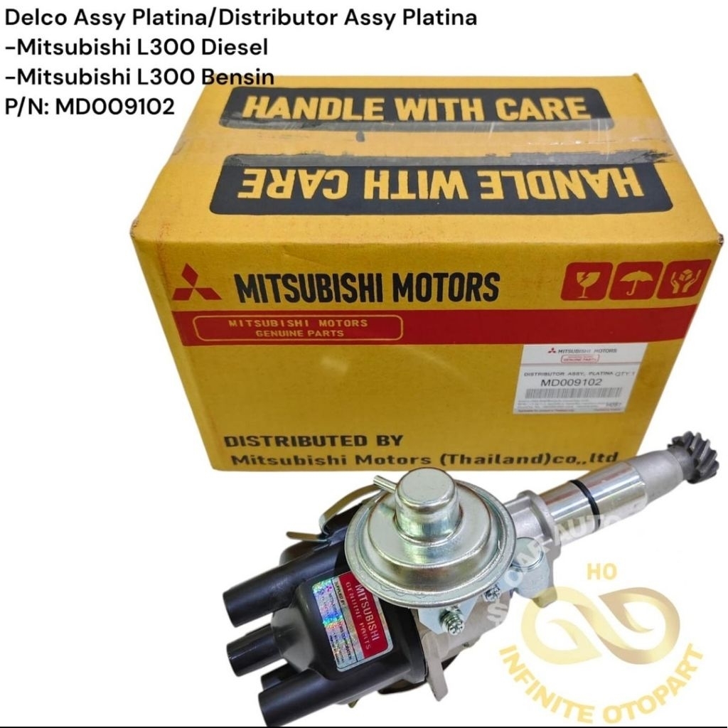 DELCO ASSY PLATINA DISTRIBUTOR ASSY MITSUBISHI L300 DIESEL L300 BENSIN ORIGINAL