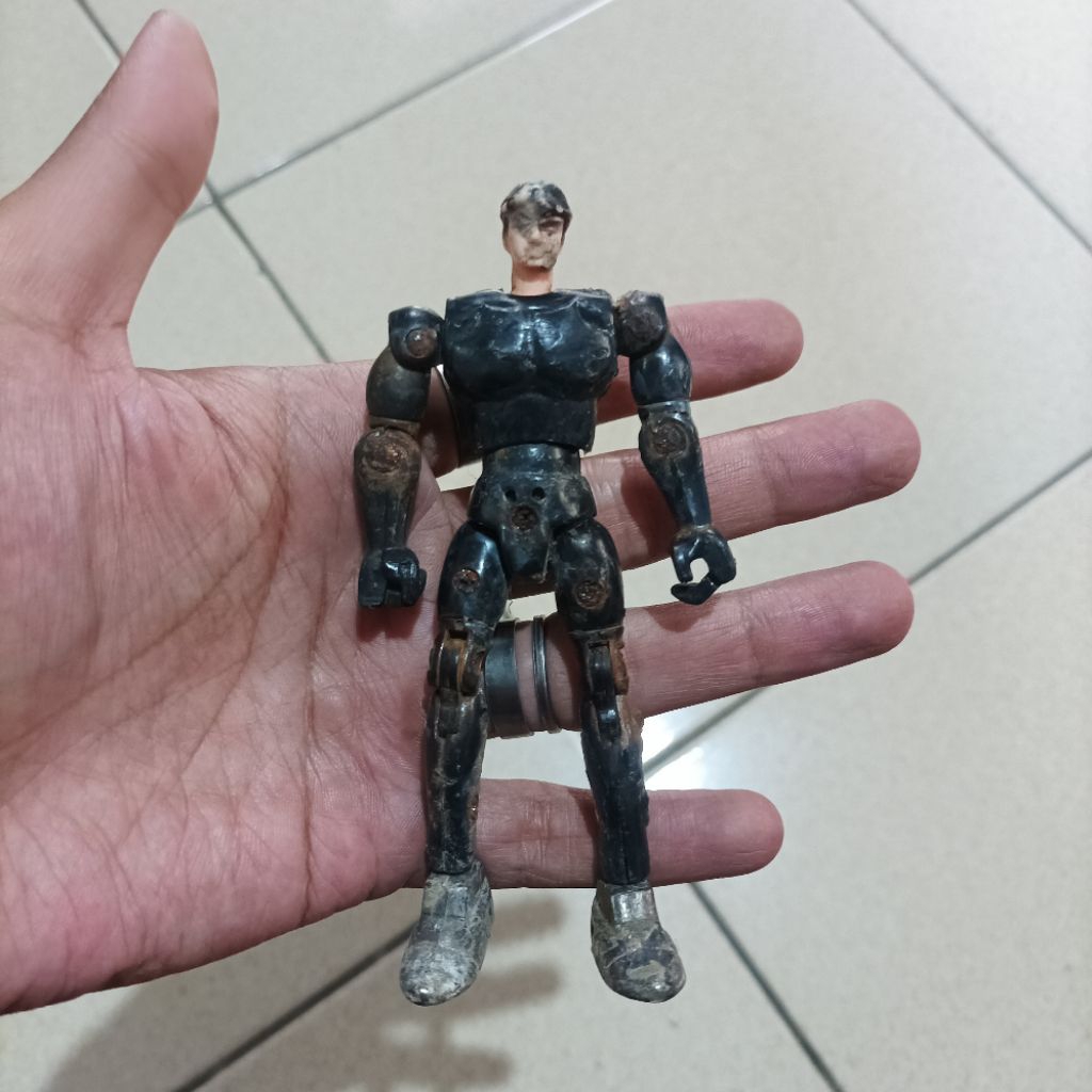 Vintage Bandai Original Kotaro Minami Kamen Rider Black RX Diecast Mainan Action Figure