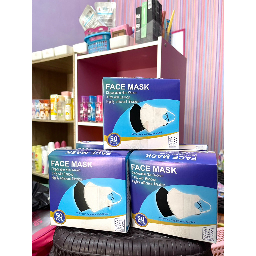 masker duckbill 1 kotak isi 50 pcs