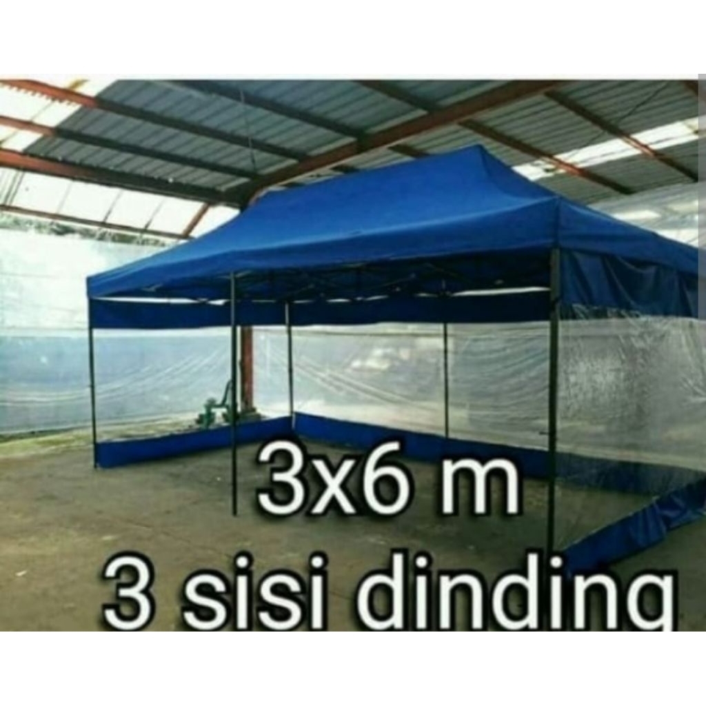 tenda lipat rangka super 3dingding 3x6