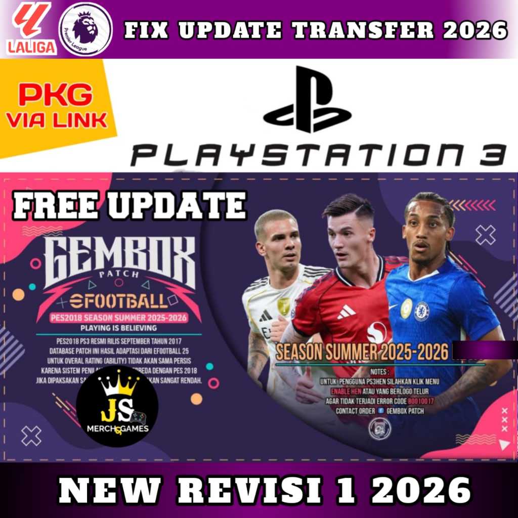 ( TERBARU RILIS 2026 ) VIA LINK - GAME PS3 - PKG FILE - FULLGAME - GEMBOX PATCH 2026 NEW UPDATE SUMM