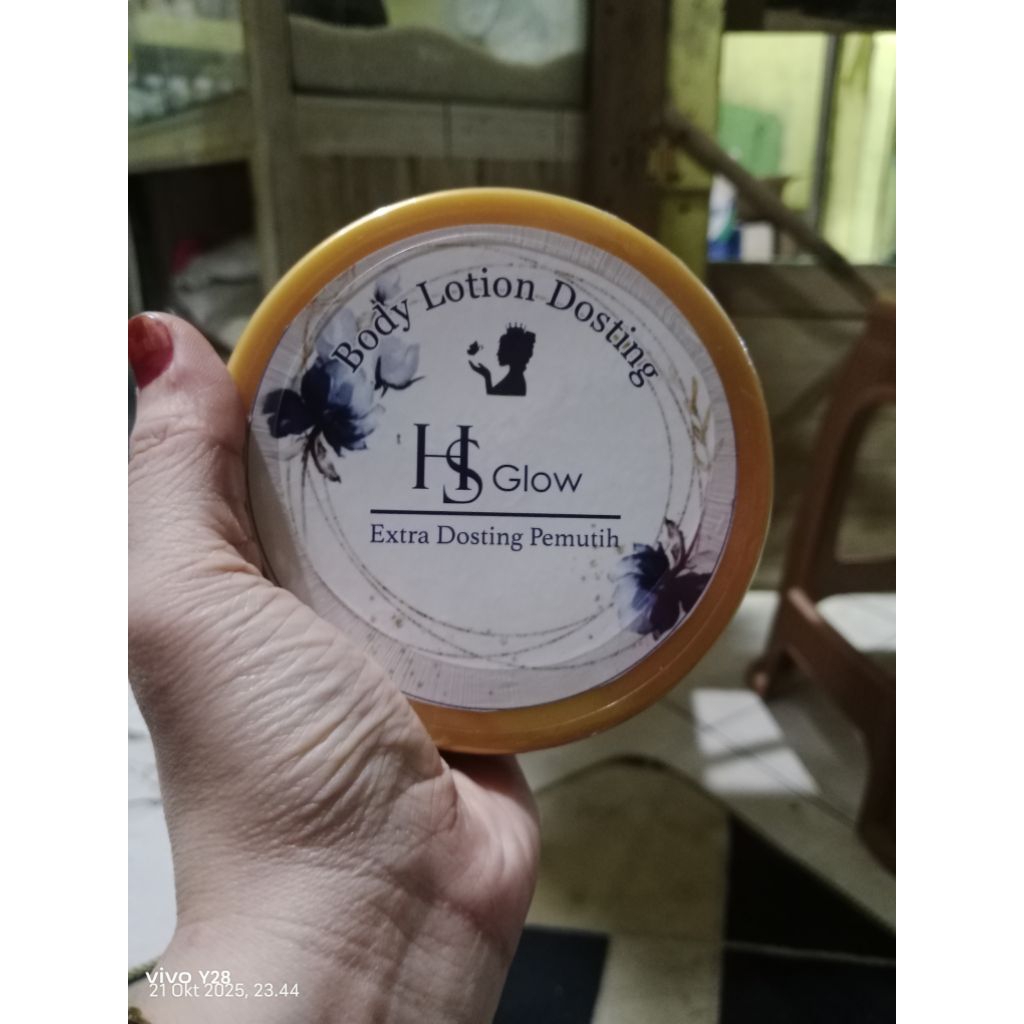 body lotion extra dosting hs glo pemutih  badan