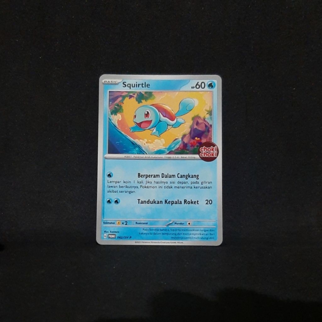 Pokemon TCG Bahasa Indonesia Squirtle Choki Choki