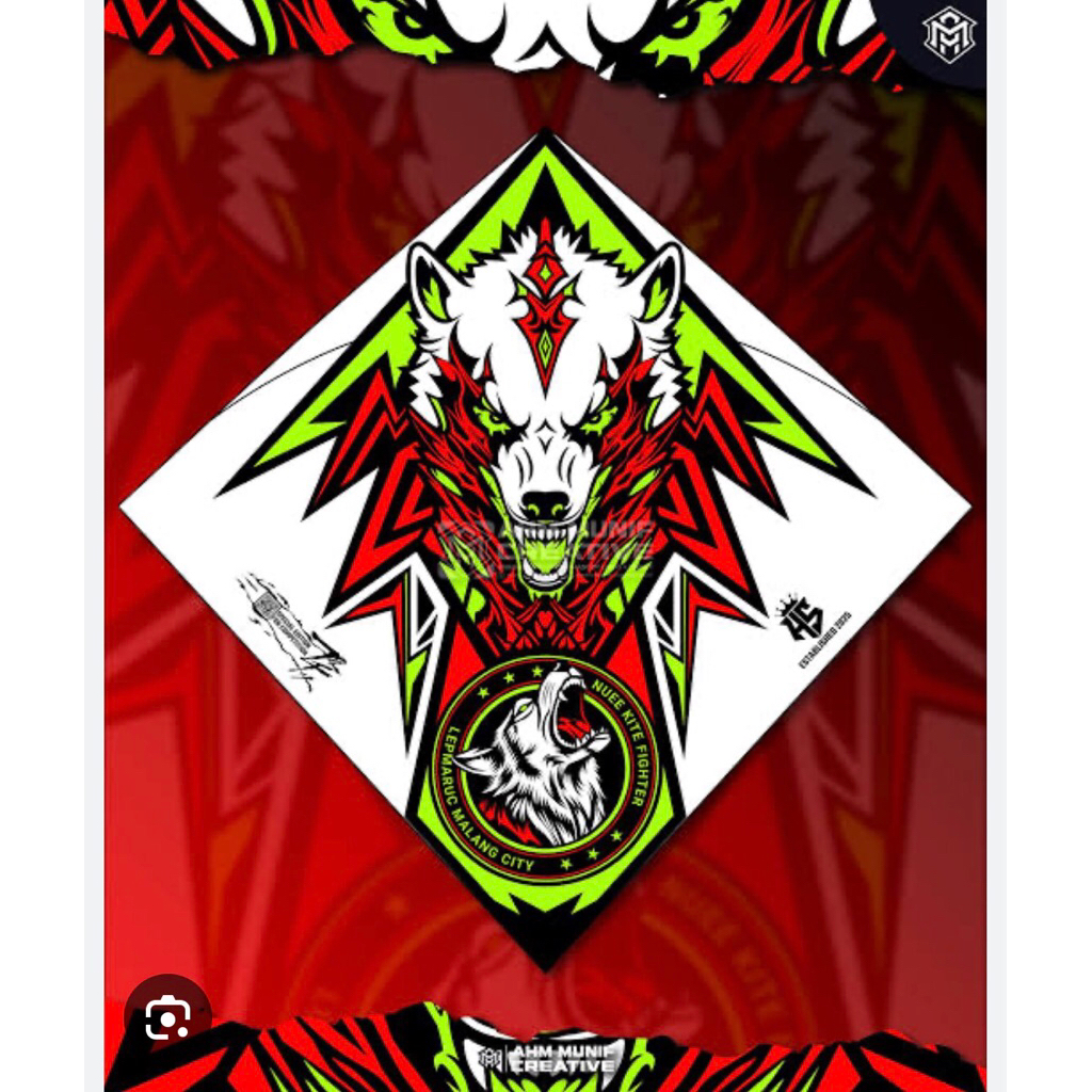 jasa sablon kertas layang-layang sukhoi 3 warna