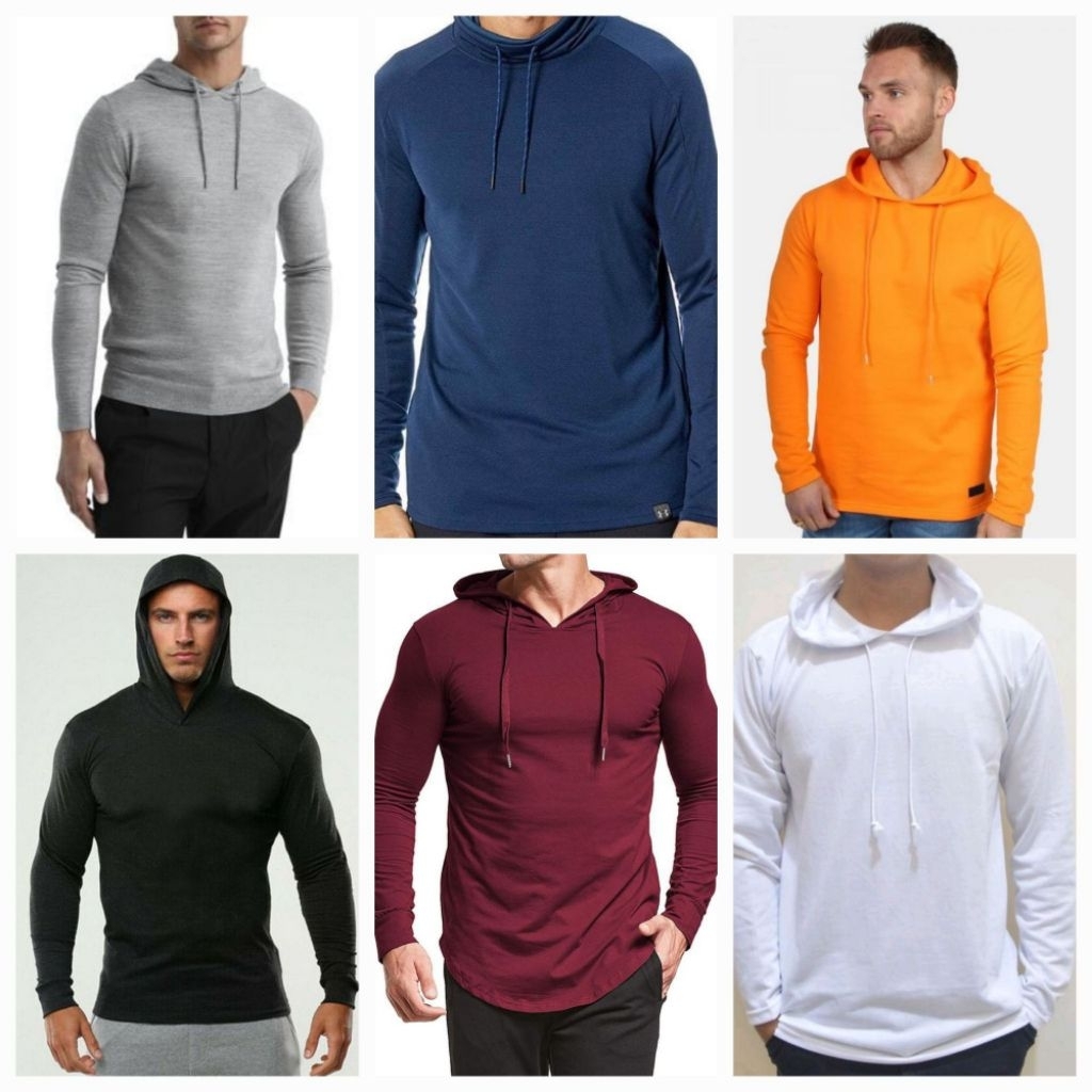 Hoodie Pria Lengan Panjang / kaos hoodie pria lengan Panjang Kupluk / kaos hoodie kupluk Pria Panjan