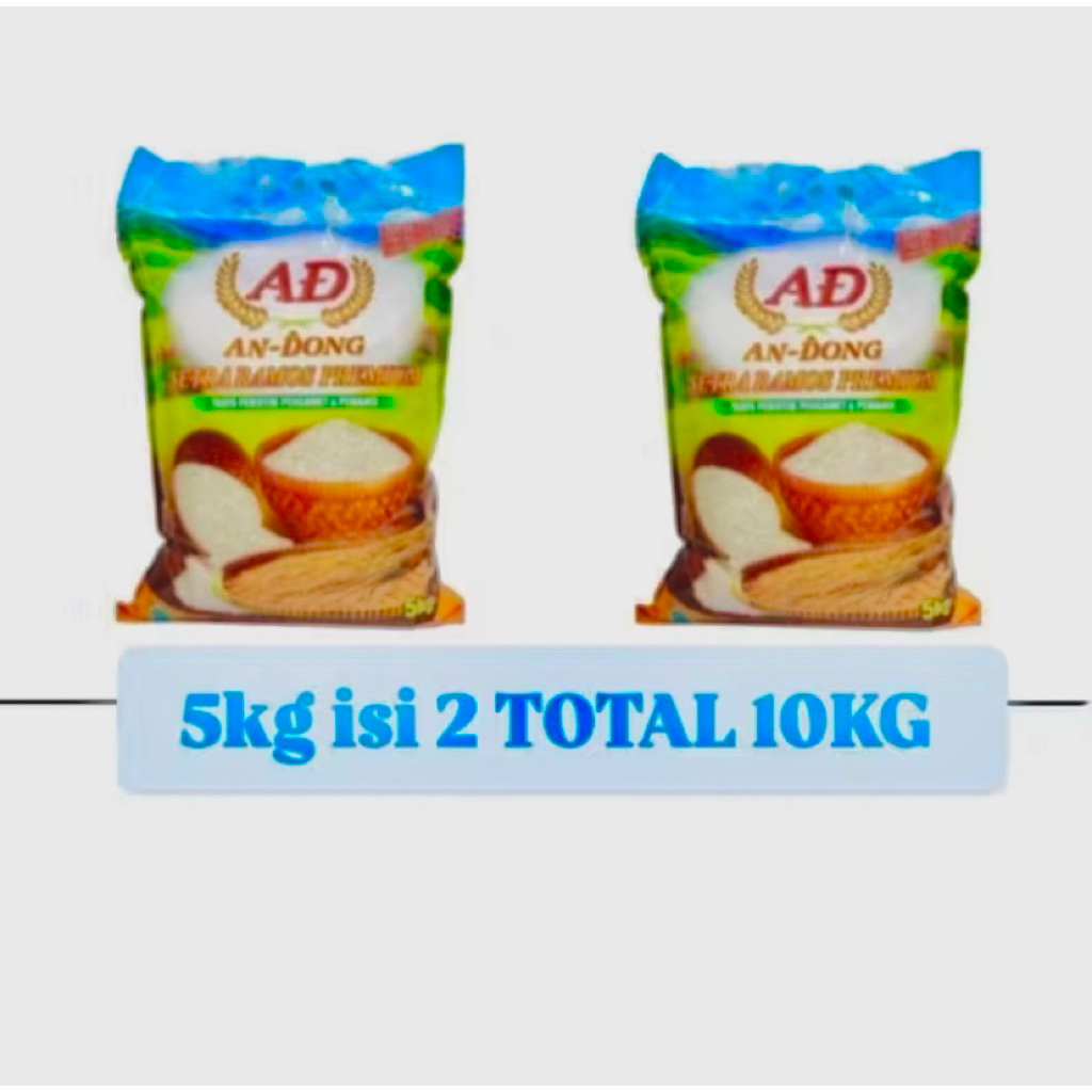 ANDONG BERAS SETRA RAMOS PREMIUM PT DEWA TUNGGAL ABADI kemasan 5kg isi 2 TOTAL 10kg