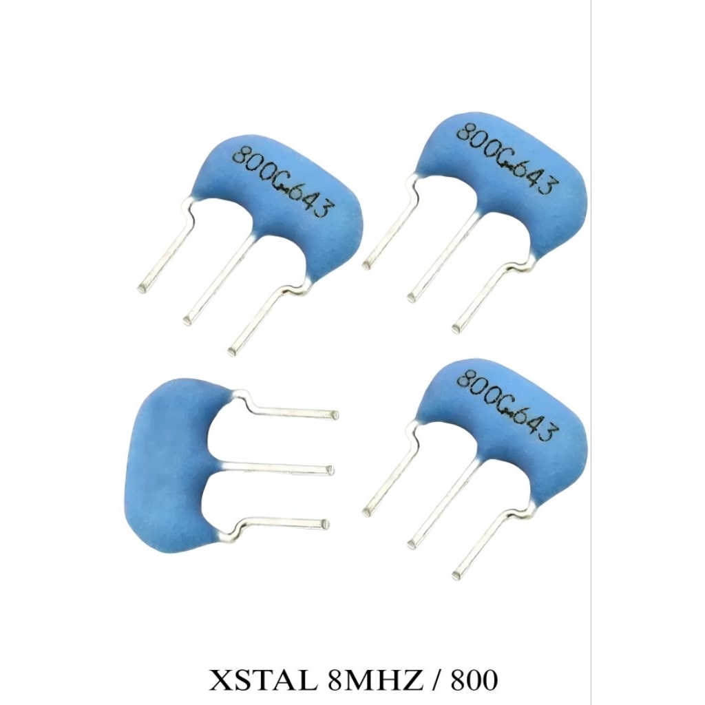 CAPASITOR XTALL 8MHZ ORIGINAL / CRYSTAL FREKUENSI GENERATOR 800 / Micro controlerr