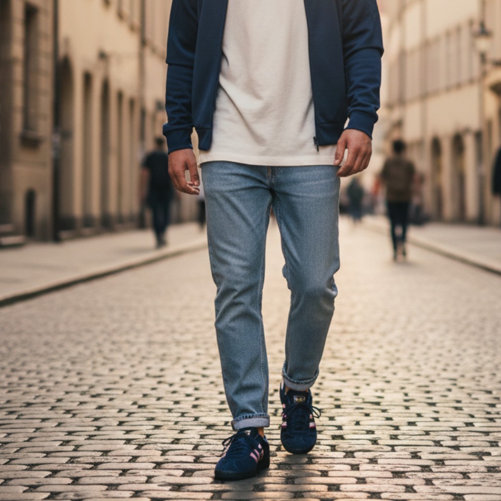 Sepatu Sneakers 3 munchen deep blue