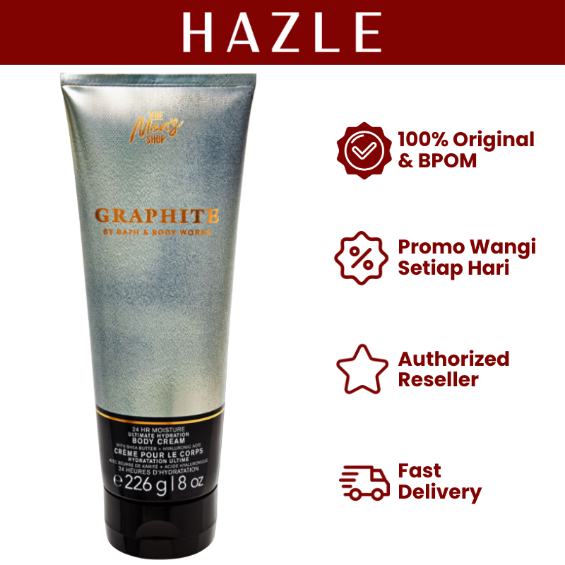 Bath & Body Works Graphite Ultimate Hydration Body Cream Man 226 gr