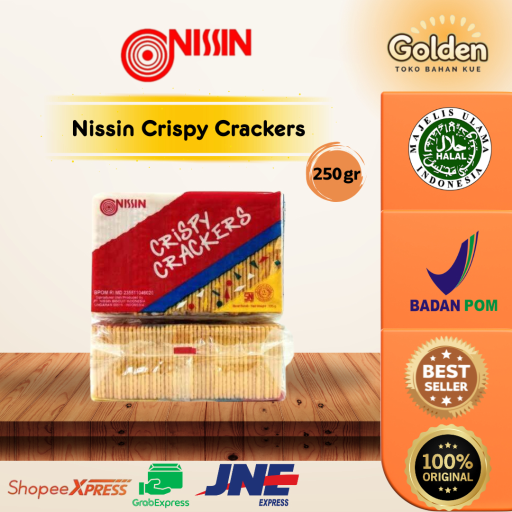 Nissin Crispy Crackers 250 gr