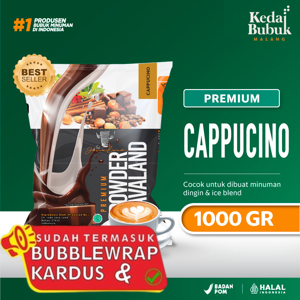 (Premium) Bubuk Minuman Cappucino 1 kg Javaland