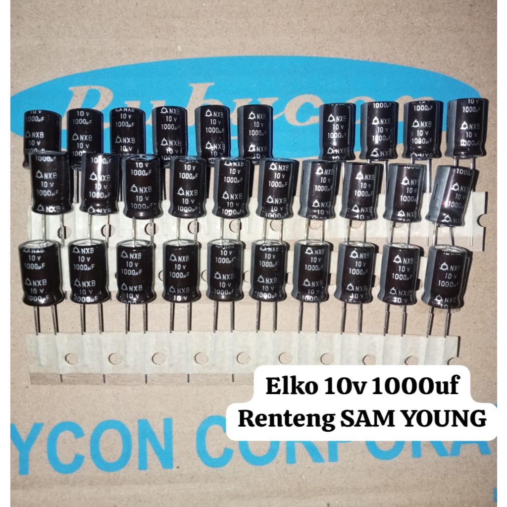 Elko 10v 1000uf Elco 1000uf 10v Original Berkualitas