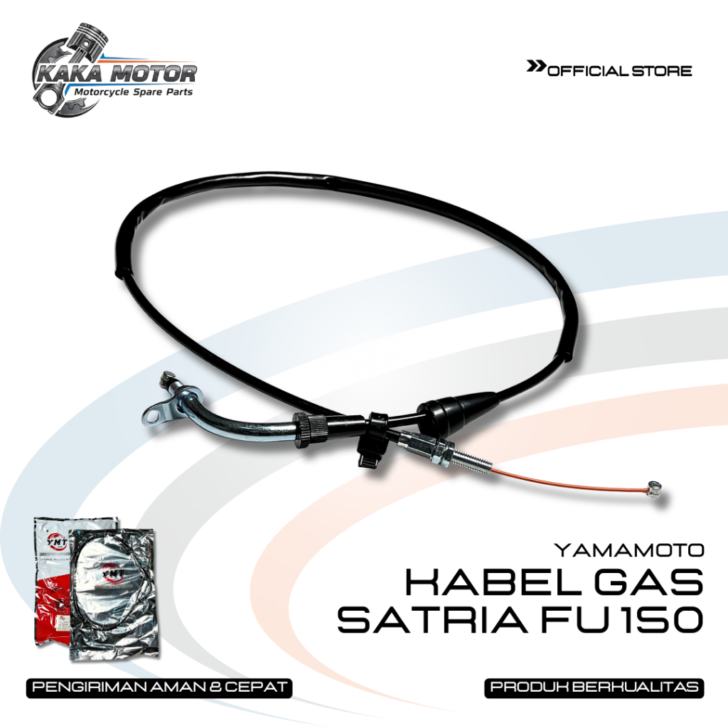 KABEL GAS SATRIA FU 150 YAMAMOTO - KABEL GAS SATRIA F150 TALI GAS SATRIA FU