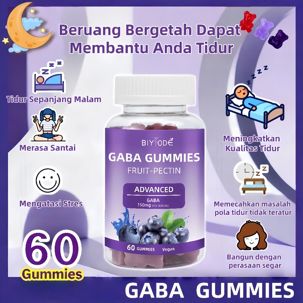 [Halal/FDA] BIYODE GABA Gummies-SLEEP DEEP Gummies+PLUS-Glutathione | 24H BIYODE Glutathione GUMMIES