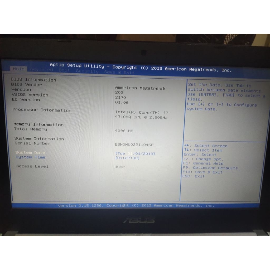 mobo/mainboard/mesin laptop asus x450j core i7dual vga