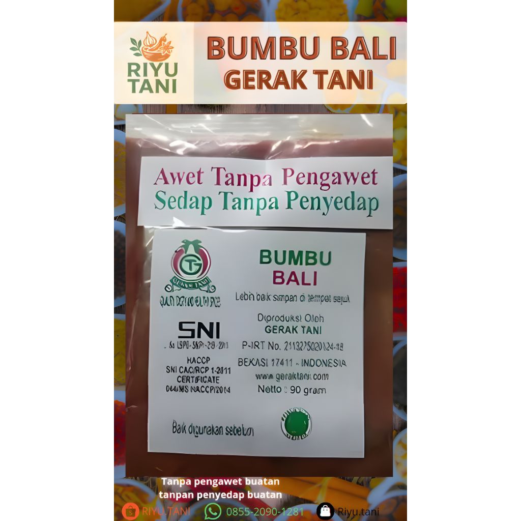 BUMBU BALI – GERAK TANI | RIYU TANI