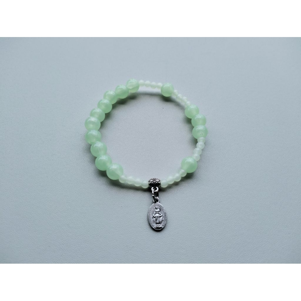 G772 GELANG ROSARIO BUNDA MARIA MOTE FOSFOR NYALA PREMIUM