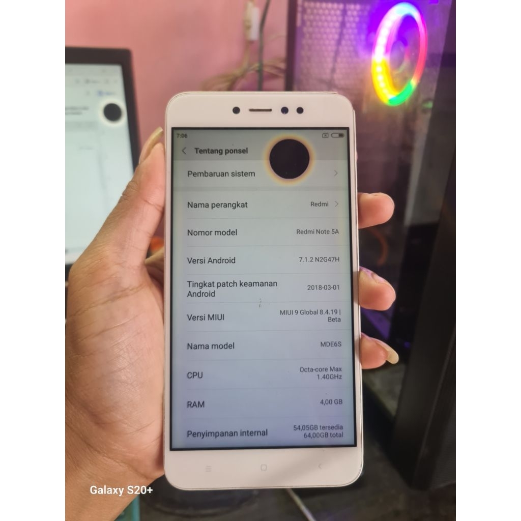 Redmi note 5a ram 4/64