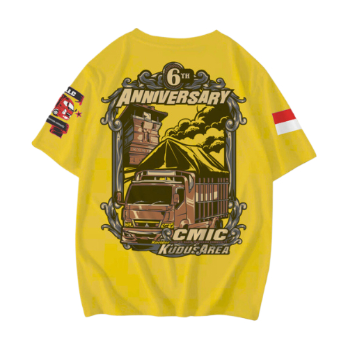 Viral Kaos Truck Cmic Anniversary Kudus 6Th Original Kaos Truck Mania Kaos Distro Truck Mania Cmic I