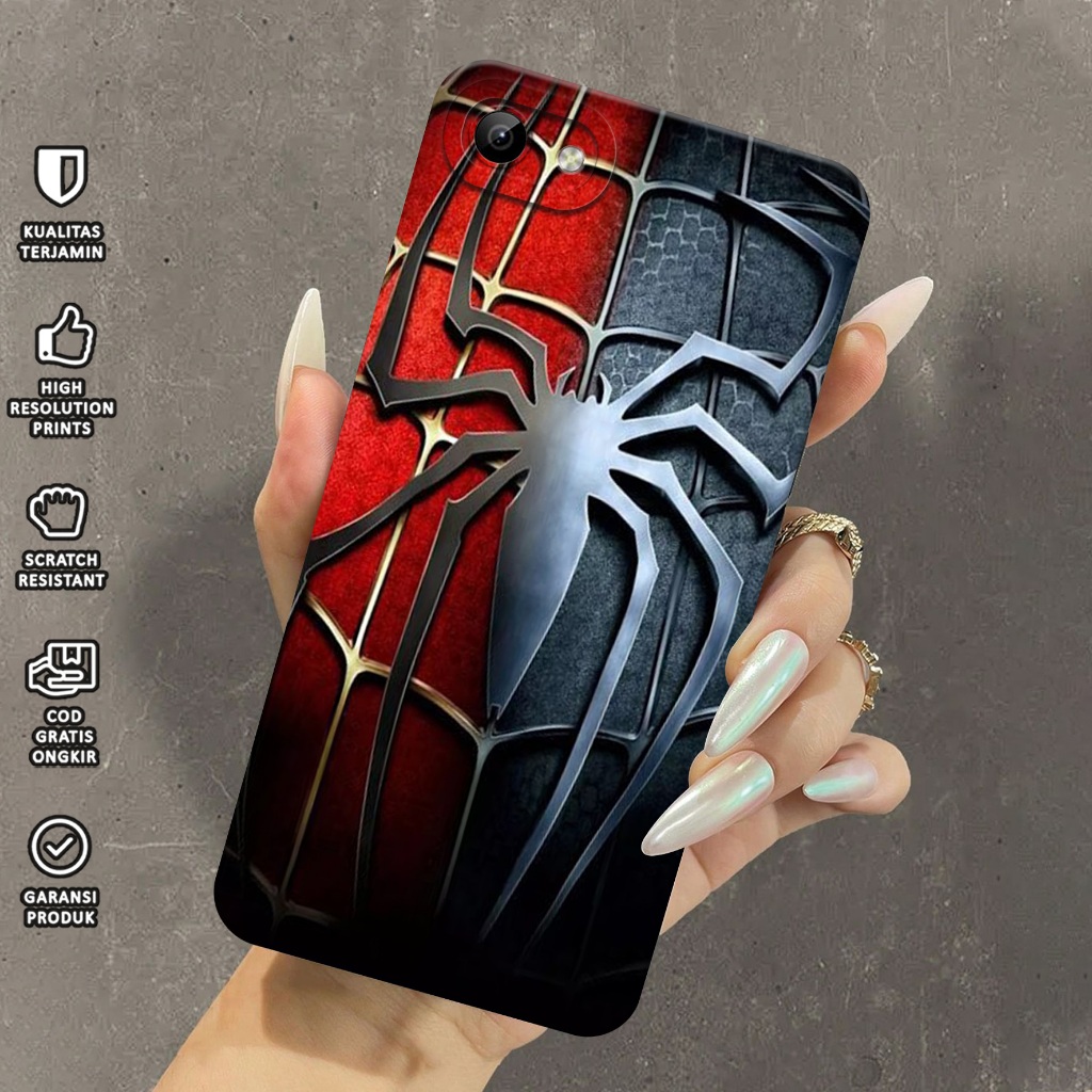Kesing Hp Terlaris For Vivo 1808 - Case For Vivo 1808 ( BR - SPDRMN ) - Mika Hp - Cover Hp - Silikon