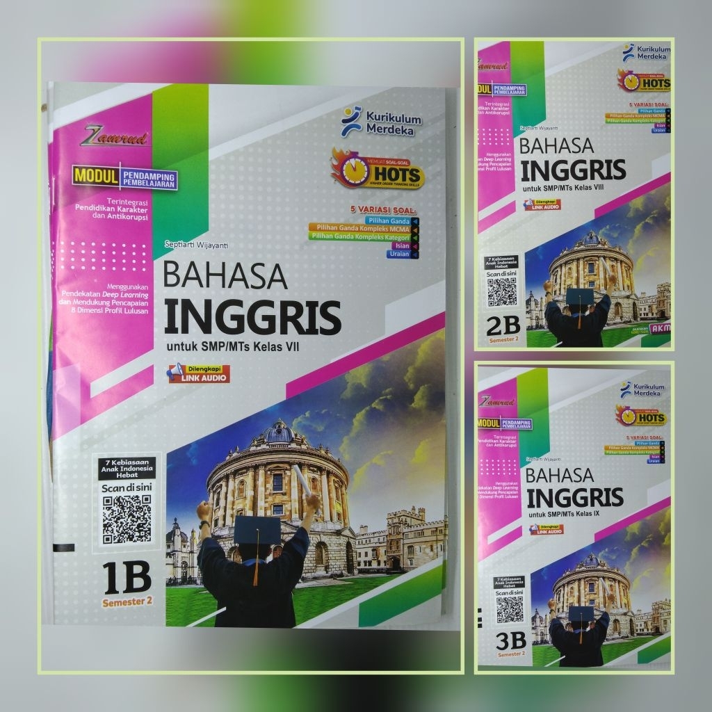 LKS SMP BAHASA INGGRIS KELAS 7 8 9 KURIKULUM MERDEKA SEMESTER 2